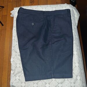 Nautical Flat Front Navy Shorts